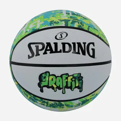 Мяч баскетбольный Spalding New Graffiti, 7, Зелёный