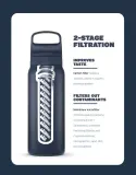 Бутылка-фильтр LifeStraw Go 2.0 стальная 1 л Steel Black — фото 3