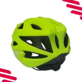 Велосипедный шлем для взрослых Pro Sport Lights ярко-жёлто-зелёный — фото 7