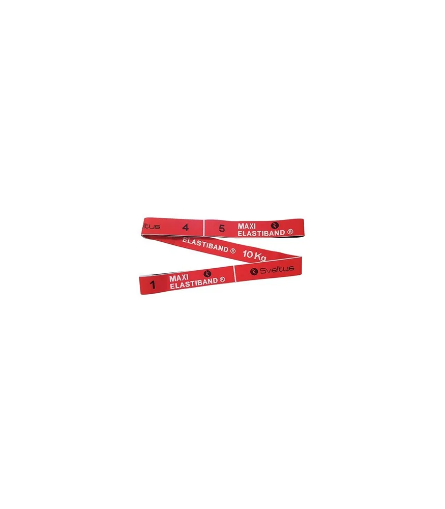 Резиновая лента Sveltus Maxi Elastiband 10 кг красная