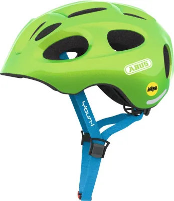 Велосипедный шлем ABUS Youn-I Mips Sparkling Green размер S 48-54 см