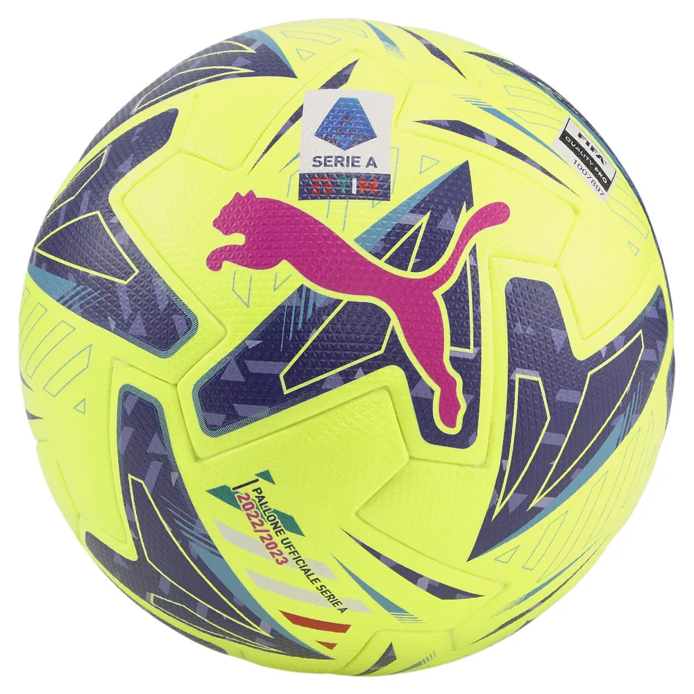 Мяч футбольный Puma Orbita Serie A, 5, Жёлтый