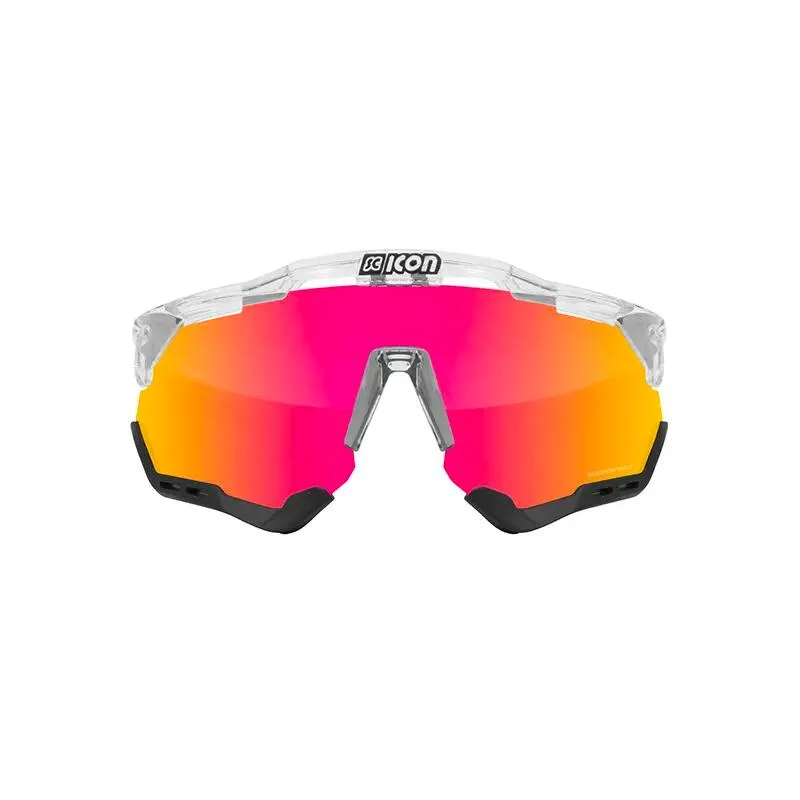 Scicon Sports Солнцезащитные очки Scicon Aeroshade XL, зеркальные линзы, красные