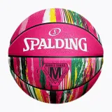 Мяч баскетбольный Spalding Marble, 7, Розовый — фото 4
