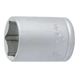 Головка торцевая шестигранная короткая Unior 188/2, 1/4 дюйма, 10 мм — фото 1