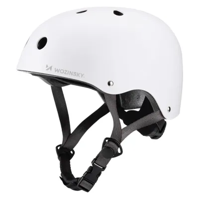 Шлем велосипедный Wozinsky HT-38B для BMX и самоката, размер S, белый