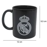Кружка керамическая Real Madrid в подарочной упаковке 325 мл, чёрная — фото 4