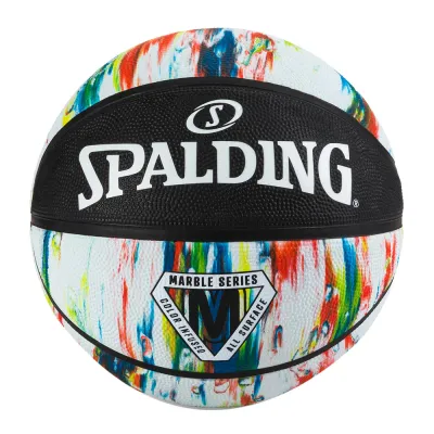 Мяч баскетбольный Spalding Marble, размер 7, 7, Разноцветный