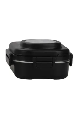 Uzspace Контейнер для еды Lunch Box 8021 600 мл, 600 ml, Чёрный