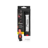 Hen Sportsgear Светодиодная повязка на руку для бега, красная, с зарядкой от USB — фото 5