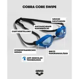 Очки для плавания Arena Cobra Core Swipe для взрослых — фото 8