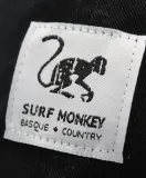 Surf Monkey Бейсболка из органического хлопка неструктурированная (чёрная) — фото 3