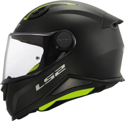 L2S Мотошлем детский интеграл LS2 FF812 Kid Solid чёрный матовый, размер L