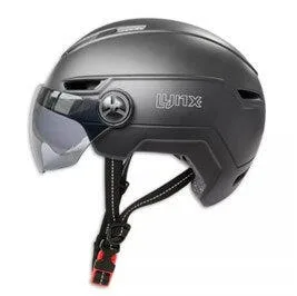 Шлем для скоростных электровелосипедов Lynx Visor Pro с визором, чёрный