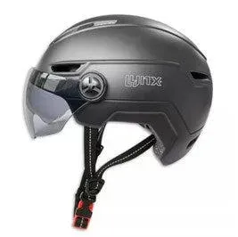 Шлем для скоростных электровелосипедов Lynx Visor Pro с визором, чёрный