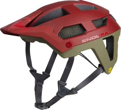 Велосипедный шлем Endura Singletrack Mips кирпично-красный