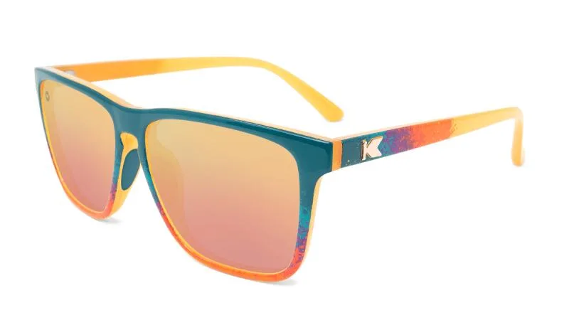 Солнцезащитные очки Knockaround Fast Lanes Sport Desert Fast для взрослых, категория 3, с поляризацией