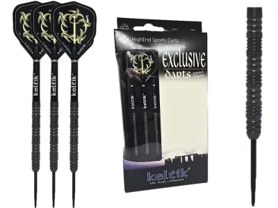 Дротики стальные Keltik Corvin 22 г Black 90% вольфрама