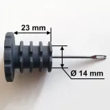 Набор для ремонта бескамерных покрышек Effetto Mariposa Tappabuco Tubeless Plug Kit 1.5 с пятью жгутами — фото 2