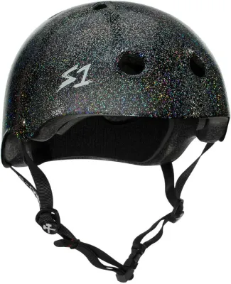 Шлем S-One Mega Lifer Black Glitter, размер M