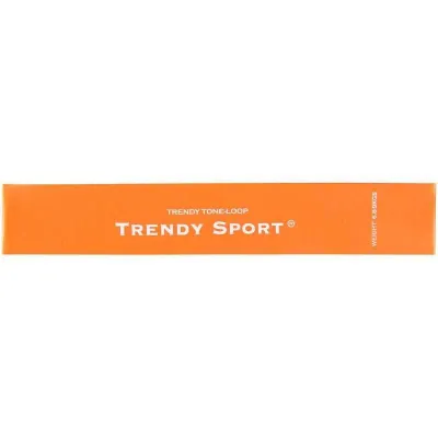 Резиновая петля-эспандер Trendy оранжевая, экстра слабая