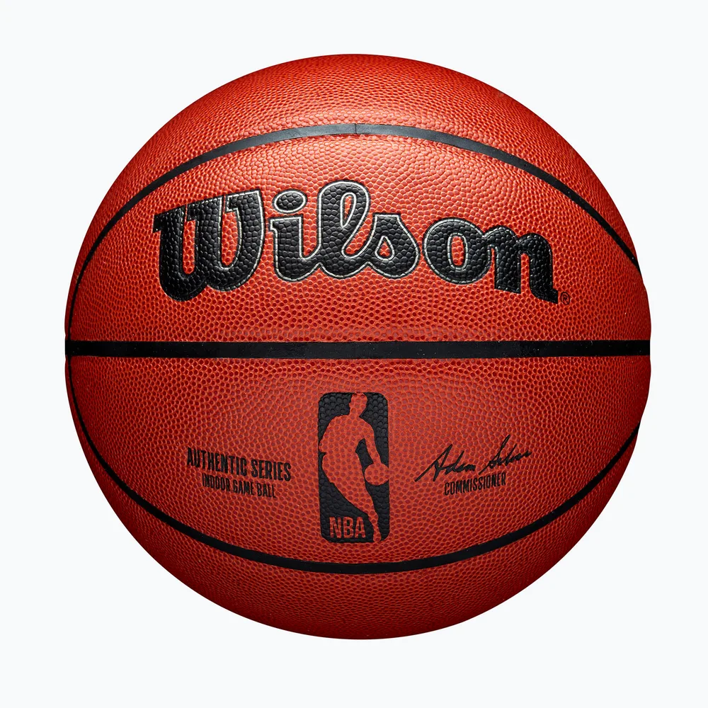 Мяч баскетбольный Wilson NBA Authentic Indoor оранжевый, размер 6