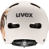 Детский велосипедный шлем UVEX Kid 4 style, бежевый — фото 2