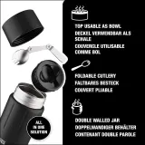 Термос для еды Sigg Gemstone Jar 0,75 л, 0,75 l, Чёрный — фото 4