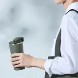 Термокружка туристическая Zojirushi 400 мл, 400 ml, Тёмно-зелёный — фото 3