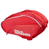 Сумка для падела Wilson Padel Tour Bag красная — фото 5