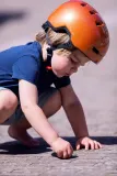 Шлем велосипедный детский ABUS Skurb Kid Goudfish, оранжевый — фото 5