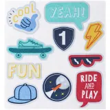 Шлем велосипедный детский Uvex hlmt 4 reflexx черный — фото 6