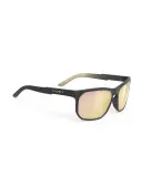 Очки Rudy Project Soundrise Black Matte / Ice Gold Pattern, линзы Multilaser Gold — фото 1
