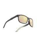 Очки Rudy Project Soundrise Black Matte / Ice Gold Pattern, линзы Multilaser Gold — фото 2