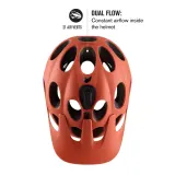 Велосипедный шлем Catlike Yelmo Gold Flame Mat для MTB и эндуро — фото 4