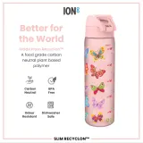 Бутылка для воды ION8 500 мл — герметичная, лёгкая, без бисфенола А, 500 ml, Розовый — фото 2