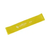 100% Резиновая петля для тренировок yellowLOOP жёлтая, сопротивление 5-10 кг — фото 2