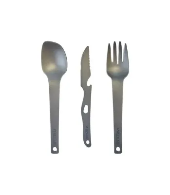 Набор туристических столовых приборов Rockland Titanium Pure