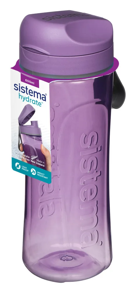 Бутылка из тритана Sistema Hydrate Swift Flip Top 600 мл