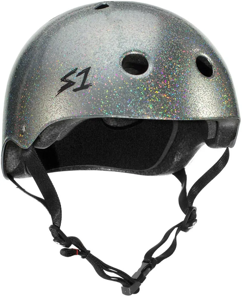 Шлем S-One Mega Lifer Silver Glitter, размер M