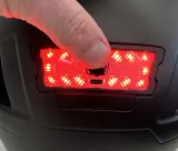 Шлем для скоростного электровелосипеда Pro Sport Lights с двумя визорами и подсветкой — фото 5