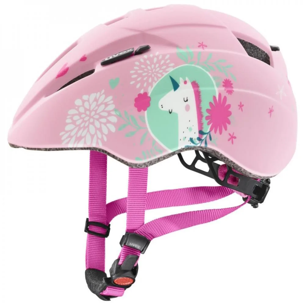 Детский велосипедный шлем Uvex Kid 2 CC, 46-52, Розовый