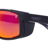 Солнцезащитные очки Majesty Vertex чёрные, красно-рубиновая поляризация — фото 2