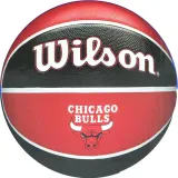 Мяч баскетбольный Wilson NBA Chicago Bulls с насосом и коробкой — фото 3