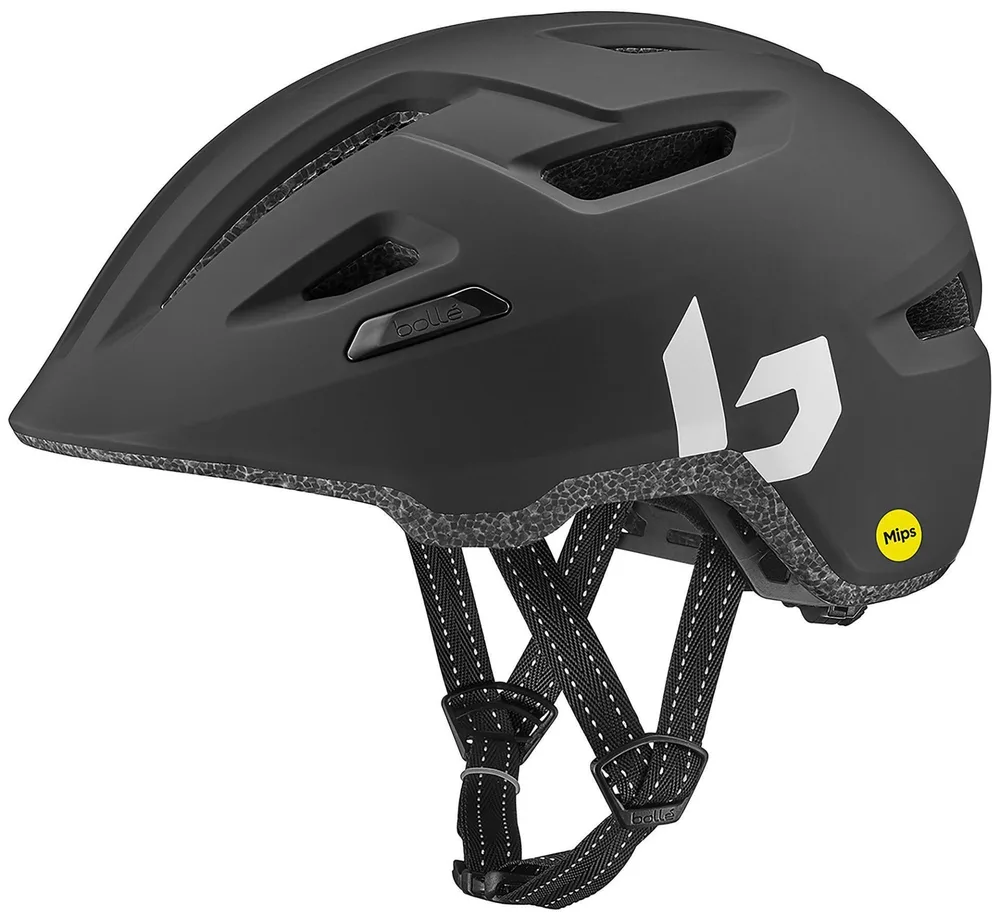 Шлем велосипедный городской Bolle Stance Pure MIPS, матовый чёрный