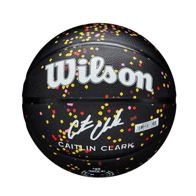 Мяч баскетбольный Wilson Caitlin Clark Journey Series, размер 7, чёрный