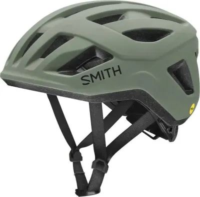 Шлем велосипедный Smith Signal MIPS зелёный матовый