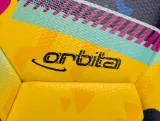 Мяч футбольный Puma Orbita Serie A Hybrid, 5, Жёлтый — фото 6