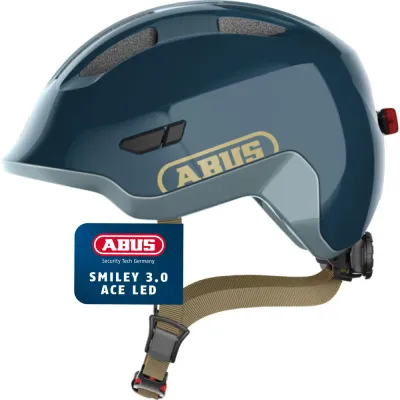 Детский велосипедный шлем Abus Smiley 3.0 ACE LED