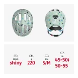 Детский велосипедный шлем Abus Smiley 3.0 зелёный, 45-50 см — фото 5